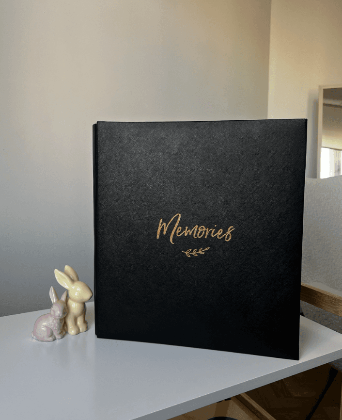 Фотоальбом на 500 фото «Memories» чорний з гілочкою